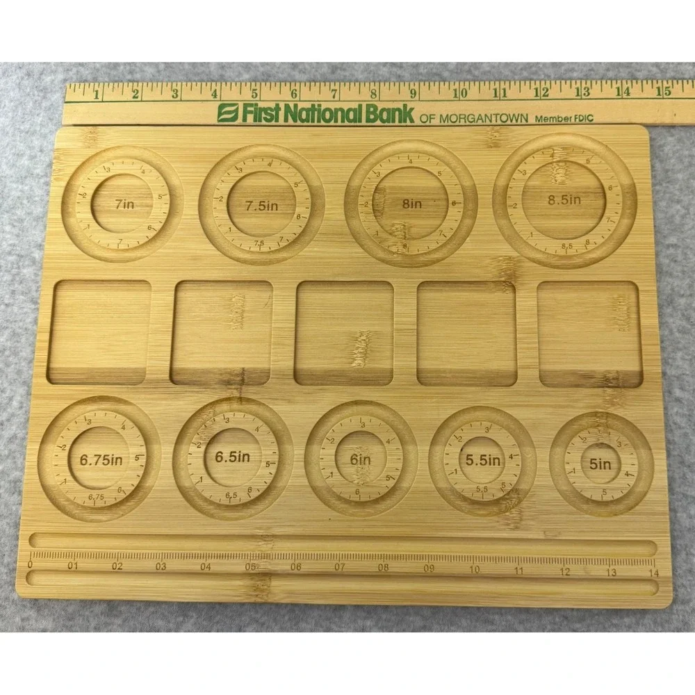 Bracelet Bead Board Bamboo Jewelry Making Supplies Wood Bead Tray - Picture 7 of 9